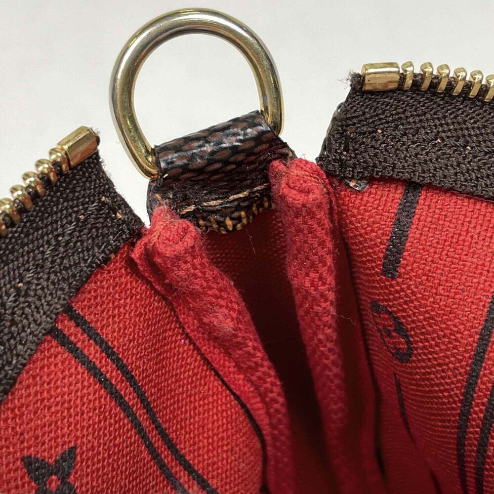 LOUIS VUITTON Brown Damier Pochette Pouch - Picture 5 of 6